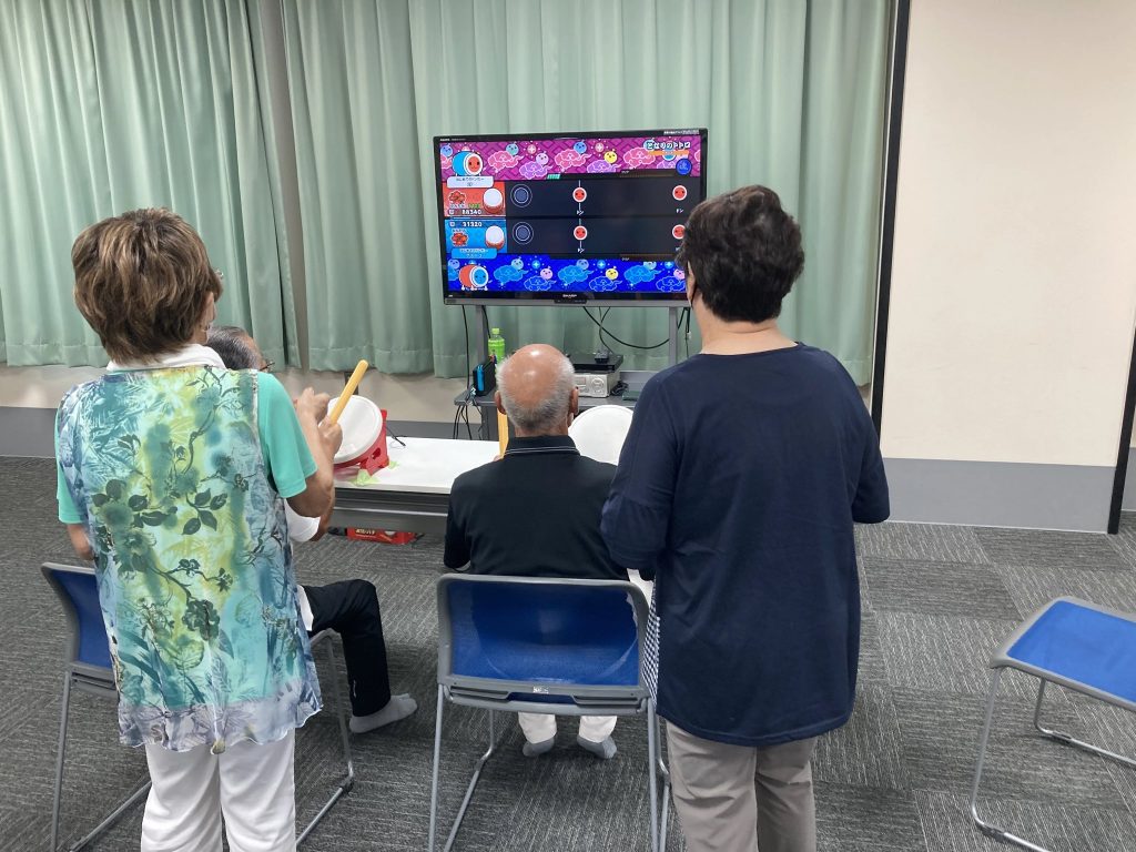 山梨県富士吉田市　出張シニアeスポーツ体験会の写真１